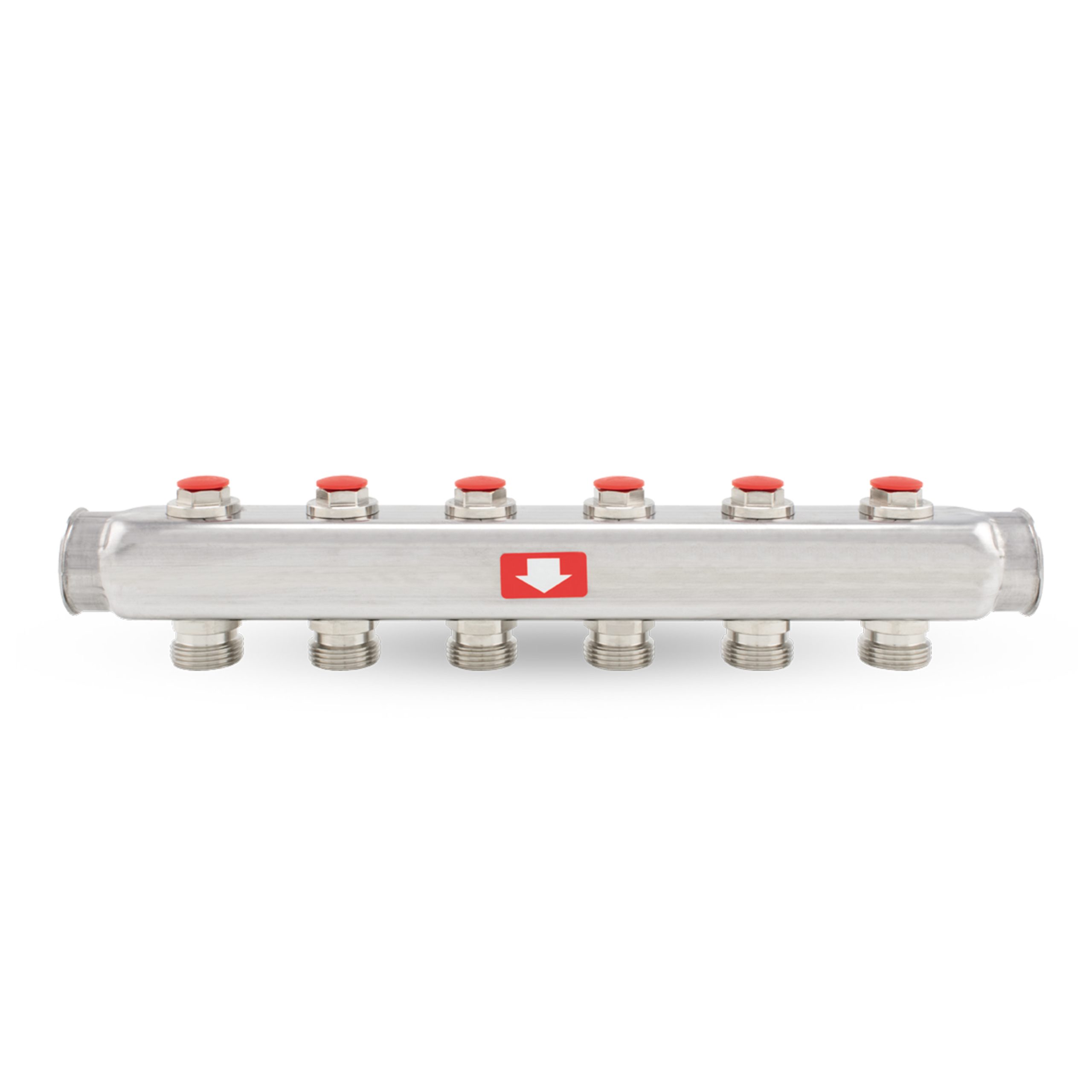 Colector AISI 304 / Individual Con Detentores De 1 x 3/4" x 2 Salidas